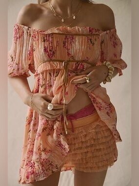 NWT Free People Marney Mini Dress